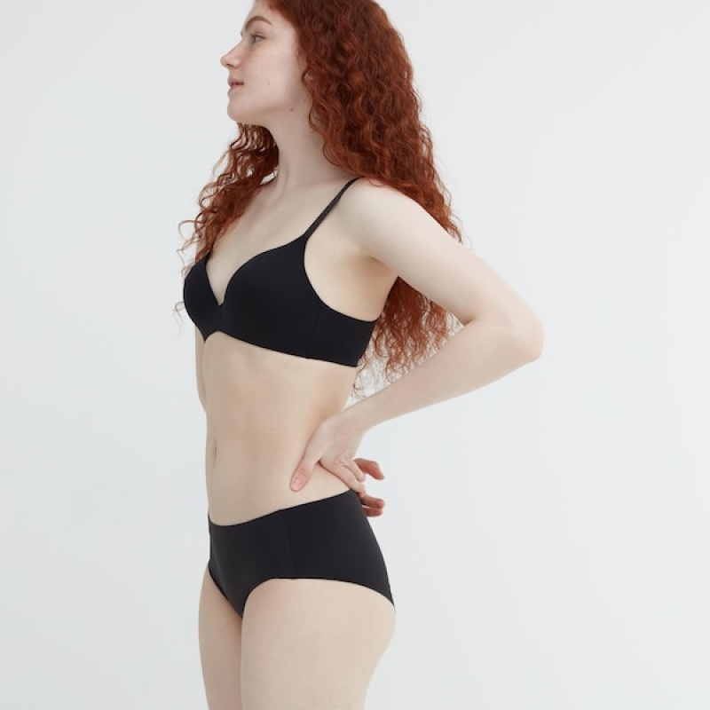 Uniqlo AIRism Ultra Seamless Hiphugger Ženske Gaćice Bež | 3418-DVQKP