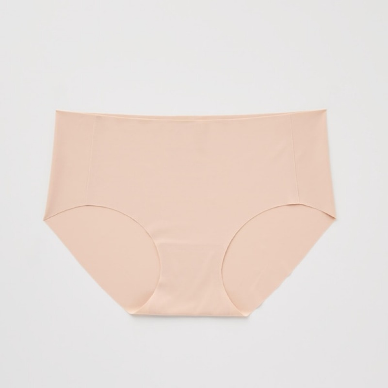 Uniqlo AIRism Ultra Seamless Hiphugger Ženske Gaćice Bež | 3418-DVQKP