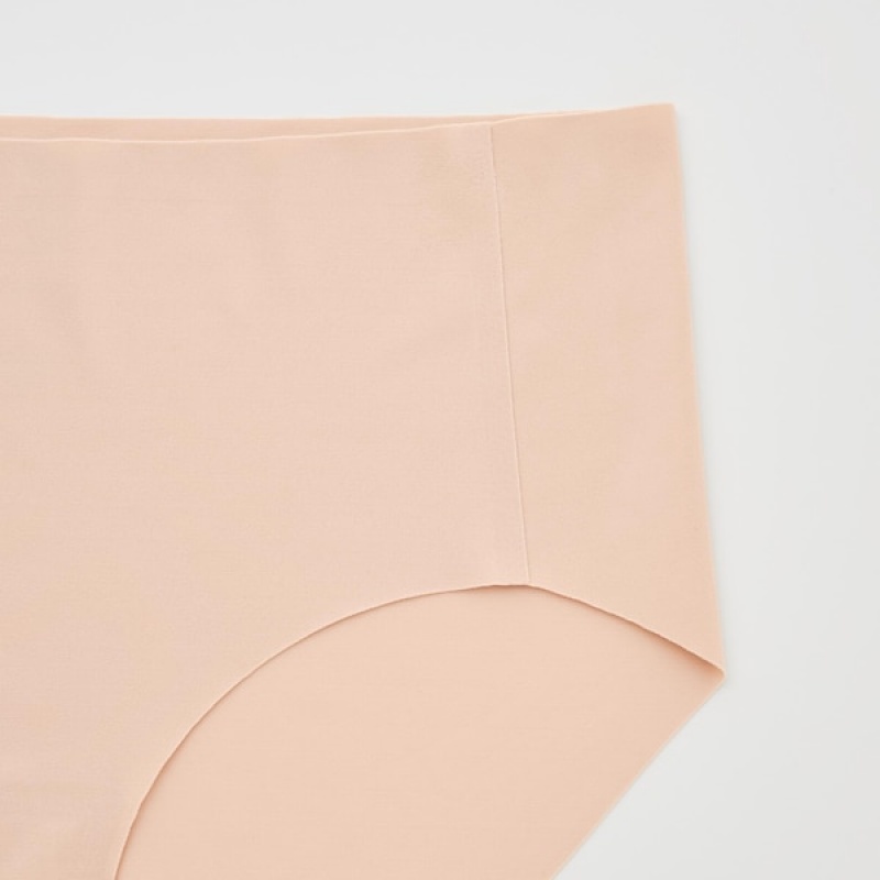 Uniqlo AIRism Ultra Seamless Hiphugger Ženske Gaćice Bež | 3418-DVQKP