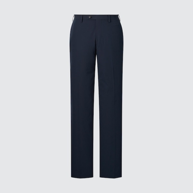 Uniqlo AirSense Muške Hlače Tamnoplave | 1496-PUIRM