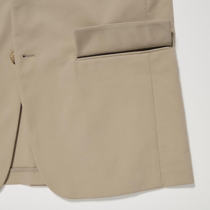 Uniqlo AirSense Muške jackets Bež | 4362-GUSVE