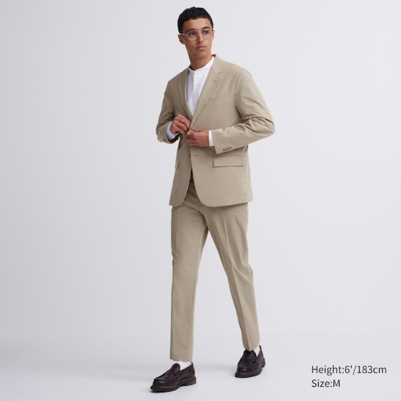 Uniqlo AirSense Muške jackets Bež | 4362-GUSVE