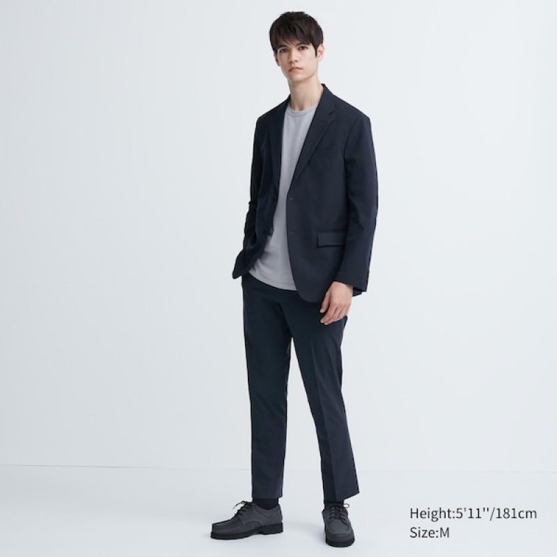 Uniqlo AirSense Muške jackets Tamnoplave | 3754-ZUAEG