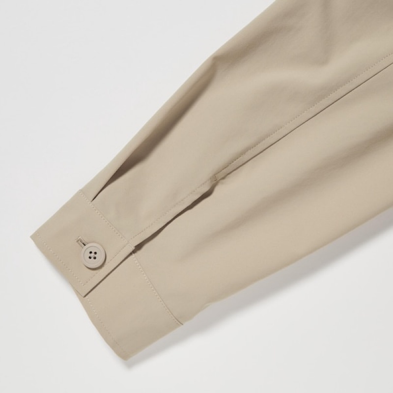 Uniqlo AirSense Shirt Muške jackets Bež | ZJUQPH-945