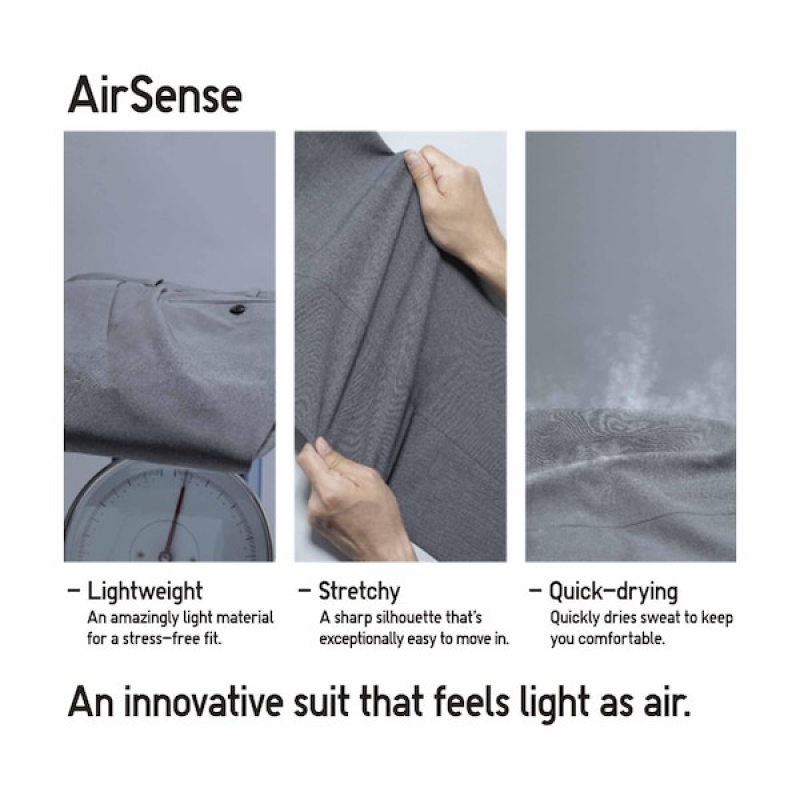 Uniqlo AirSense Shirt Muške jackets Plave | MZJHAC-514