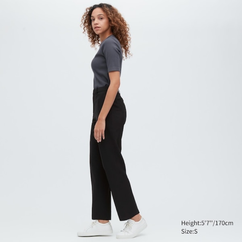 Uniqlo AirSense Ženske Hlače Crne | 2304-KTQPY