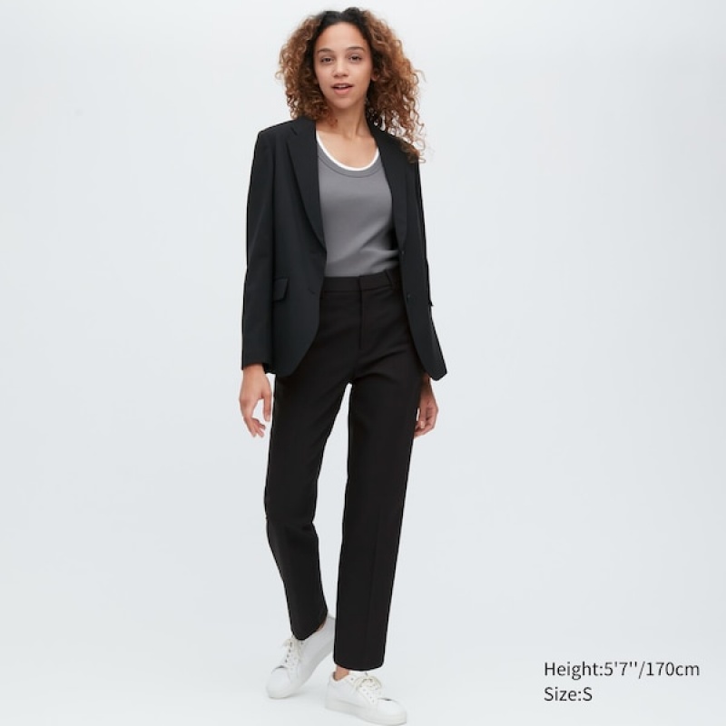 Uniqlo AirSense Ženske Hlače Crne | 2304-KTQPY