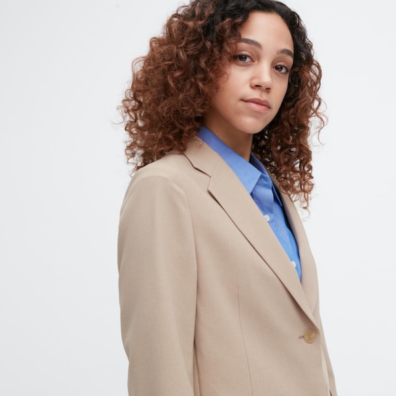 Uniqlo AirSense Ženske jackets Bež | 0875-WKGTP