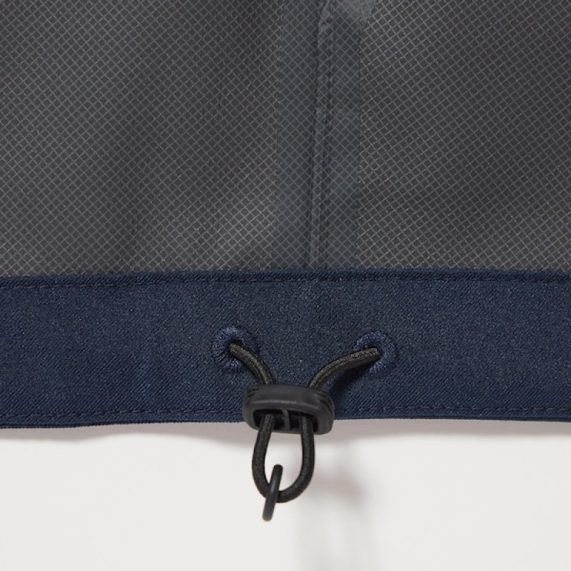 Uniqlo BLOCKTECH Muške Parka Tamnoplave | TRQYFH-846
