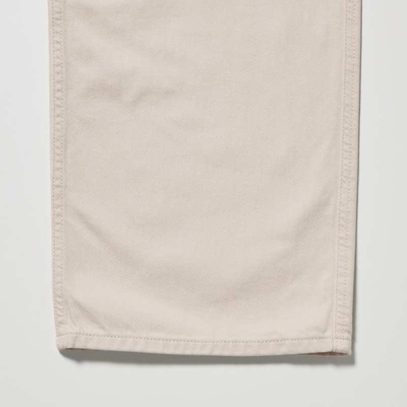 Uniqlo Baggy Ženske Traperice Bež | 6293-CRPGS