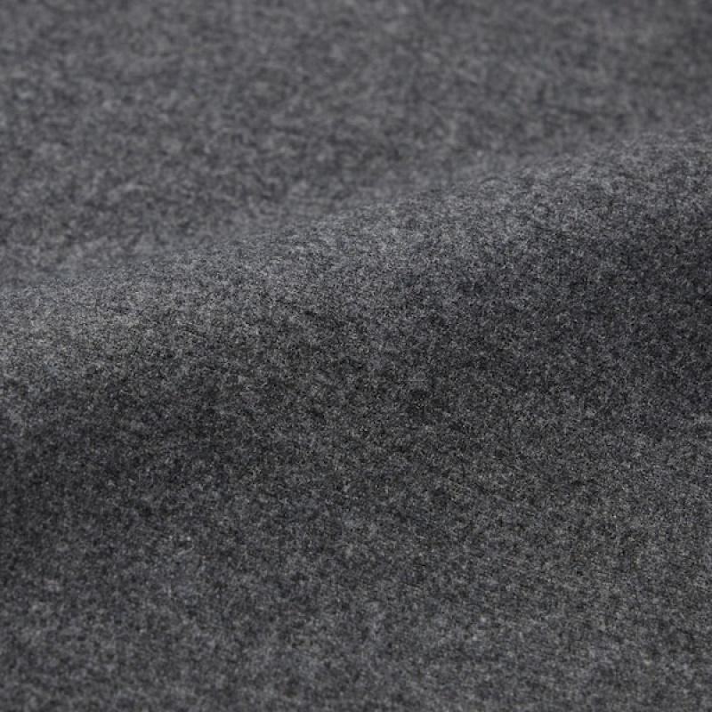 Uniqlo Brushed Twill Muške Gornja Majica Sive | 0491-UPYXC
