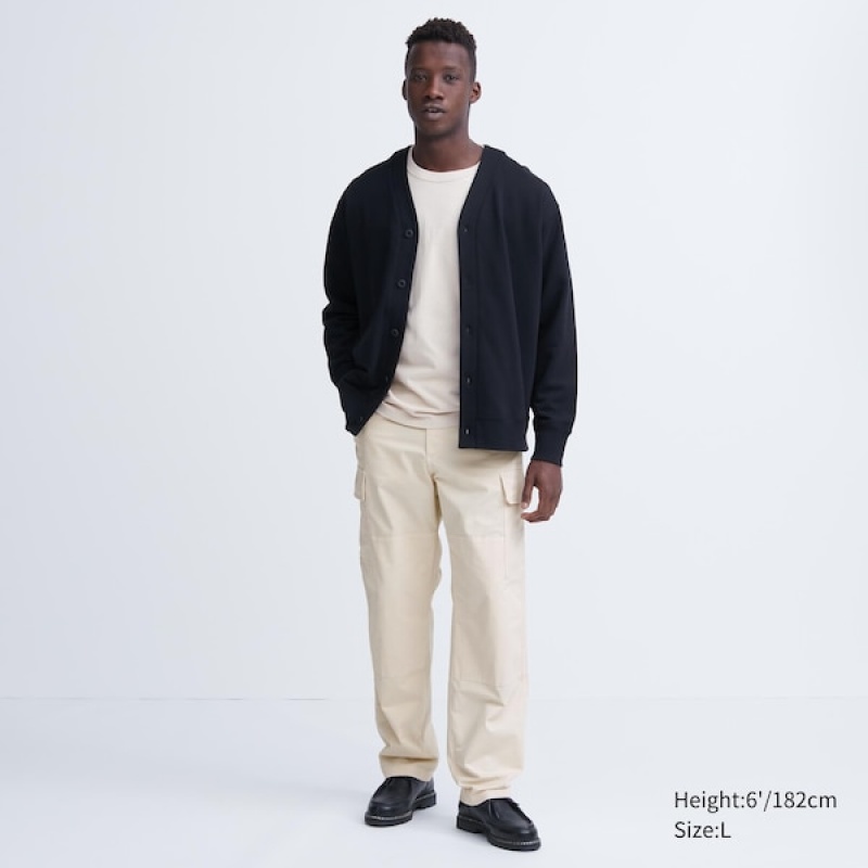 Uniqlo Cargo Muške Hlače Bijele | 8143-WNCIS