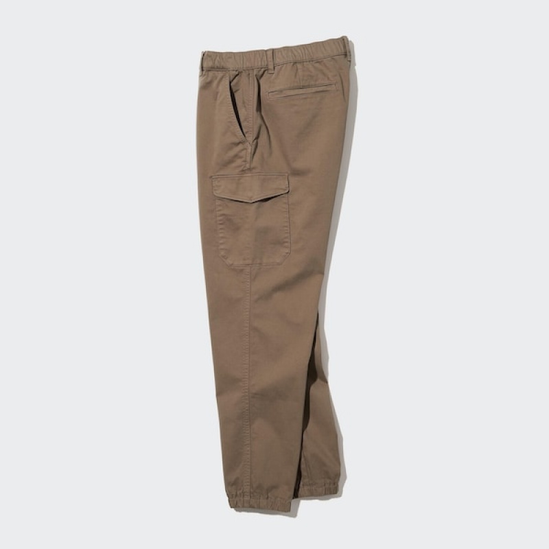 Uniqlo Cargo Muške Jogger Hlače Smeđe | 5612-EFJWU