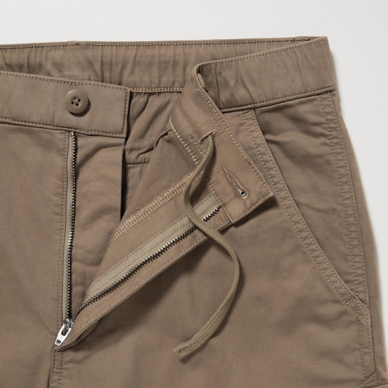 Uniqlo Cargo Muške Jogger Hlače Smeđe | 5612-EFJWU