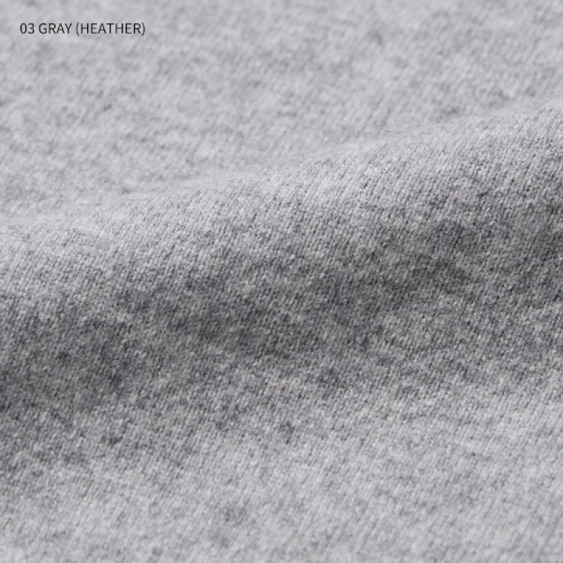 Uniqlo Cashmere Crew Neck Long-Sleeve Muške Džemperi Sive | 3580-BGCAE