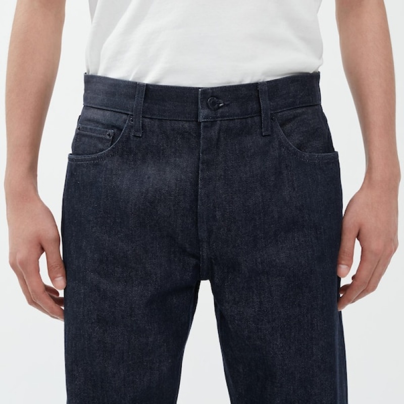 Uniqlo Classic Cut Muške Traperice Plave | 5839-UBSPQ