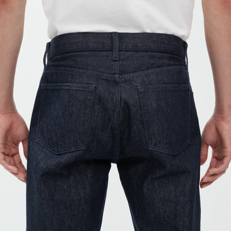 Uniqlo Classic Cut Muške Traperice Plave | 5839-UBSPQ