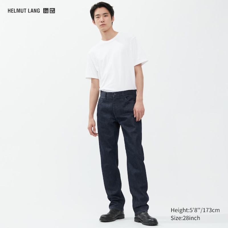 Uniqlo Classic Cut Muške Traperice Plave | 5839-UBSPQ