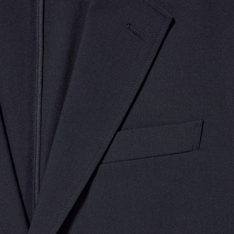 Uniqlo Comfort Muške Sakoi Tamnoplave | LWJFAG-698