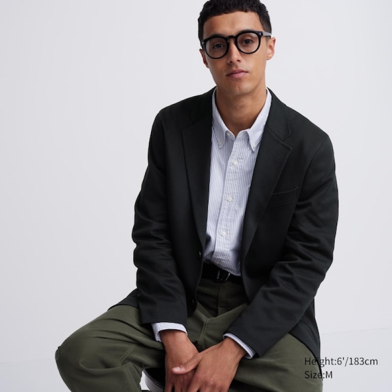 Uniqlo Comfort Muške jackets Crne | 0482-SUEBN