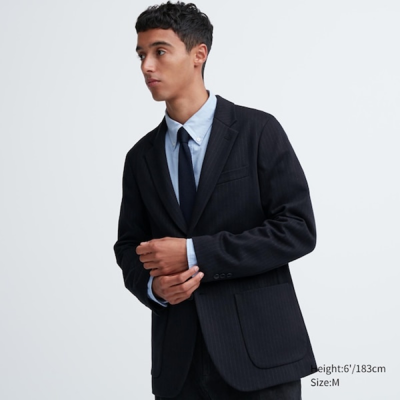Uniqlo Comfort Muške jackets Tamnoplave | SGIKYD-694