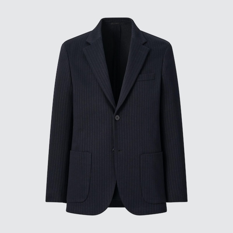 Uniqlo Comfort Muške jackets Tamnoplave | SGIKYD-694