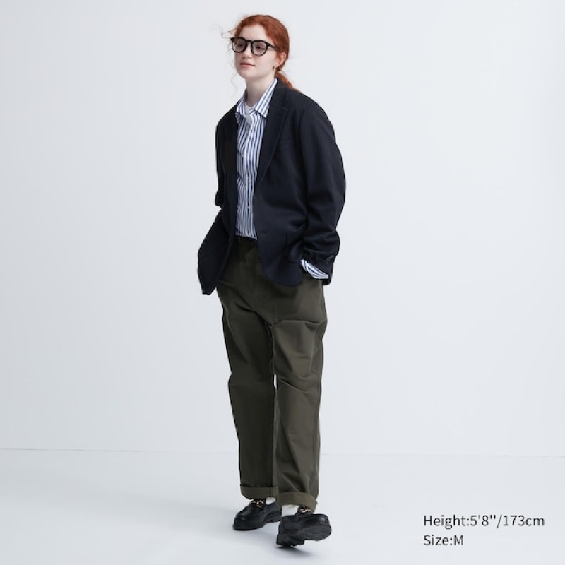 Uniqlo Comfort Ženske jackets Tamnoplave | 8534-ADXJR