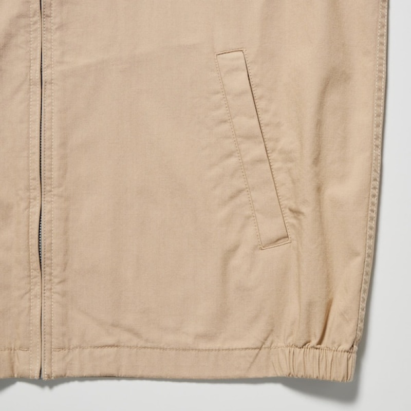 Uniqlo Cotton Muške Parka Bež | KSODCN-329
