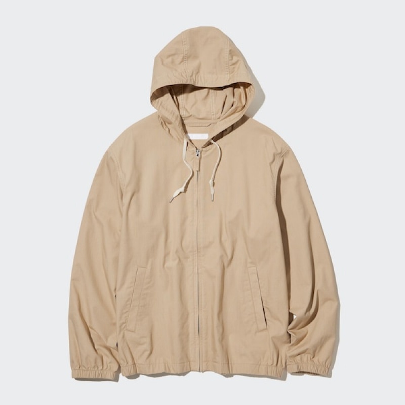 Uniqlo Cotton Muške Parka Bež | KSODCN-329