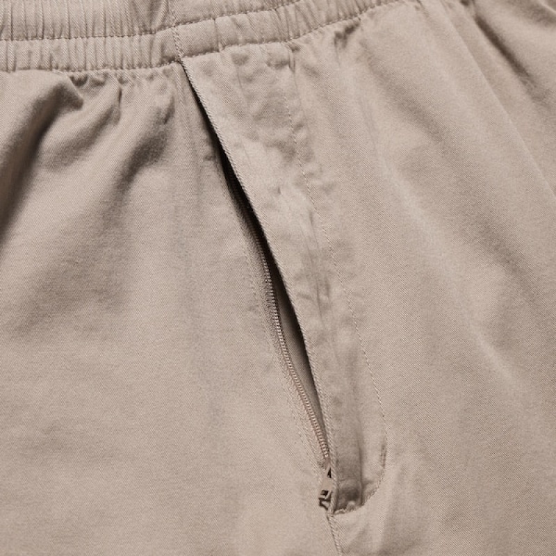 Uniqlo Cotton Relaxed Ankle Muške Hlače Bež | 7086-HKDLY