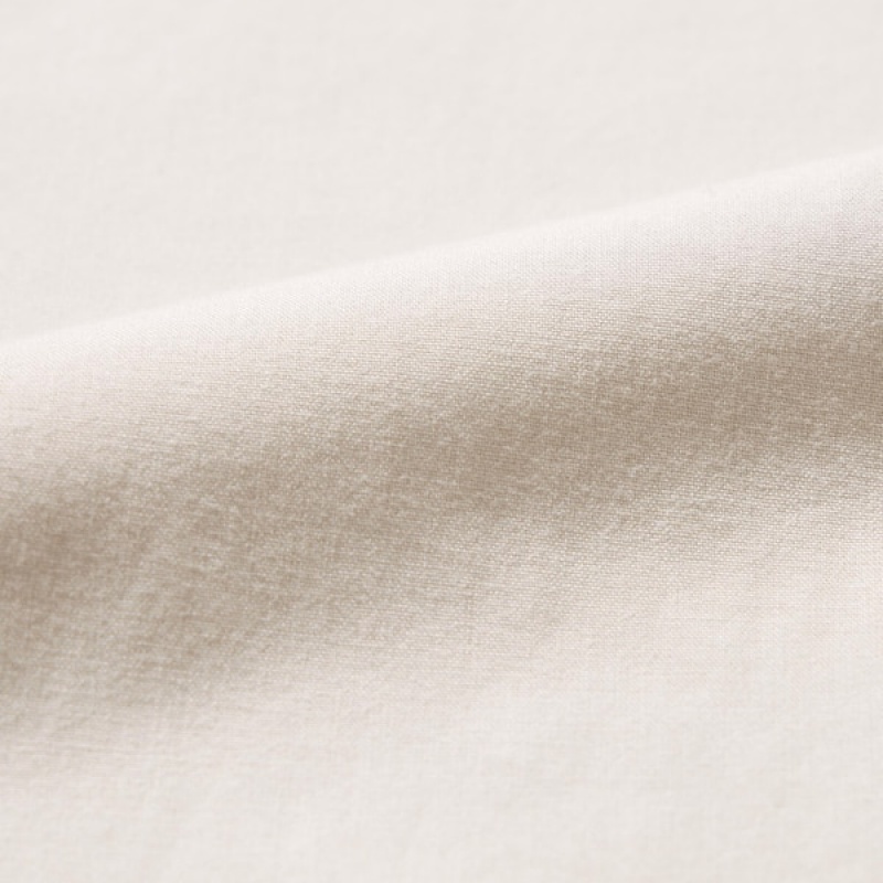 Uniqlo Cotton Relaxed Ankle Ženske Hlače Bijele | 2586-UESDW