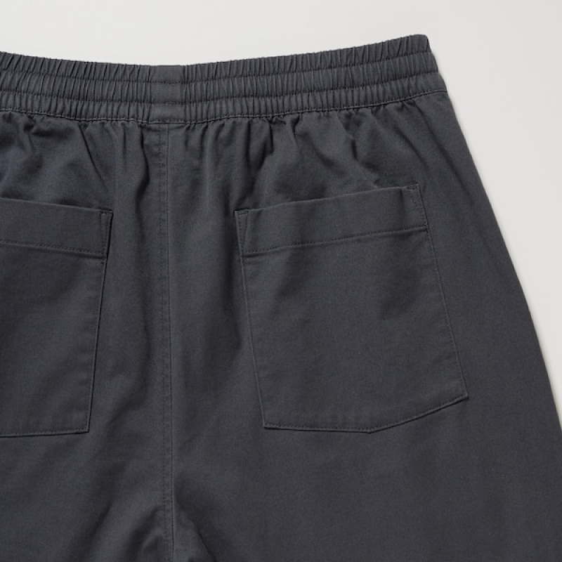 Uniqlo Cotton Relaxed Muške Jogger Hlače Crne | 0827-BJLUC