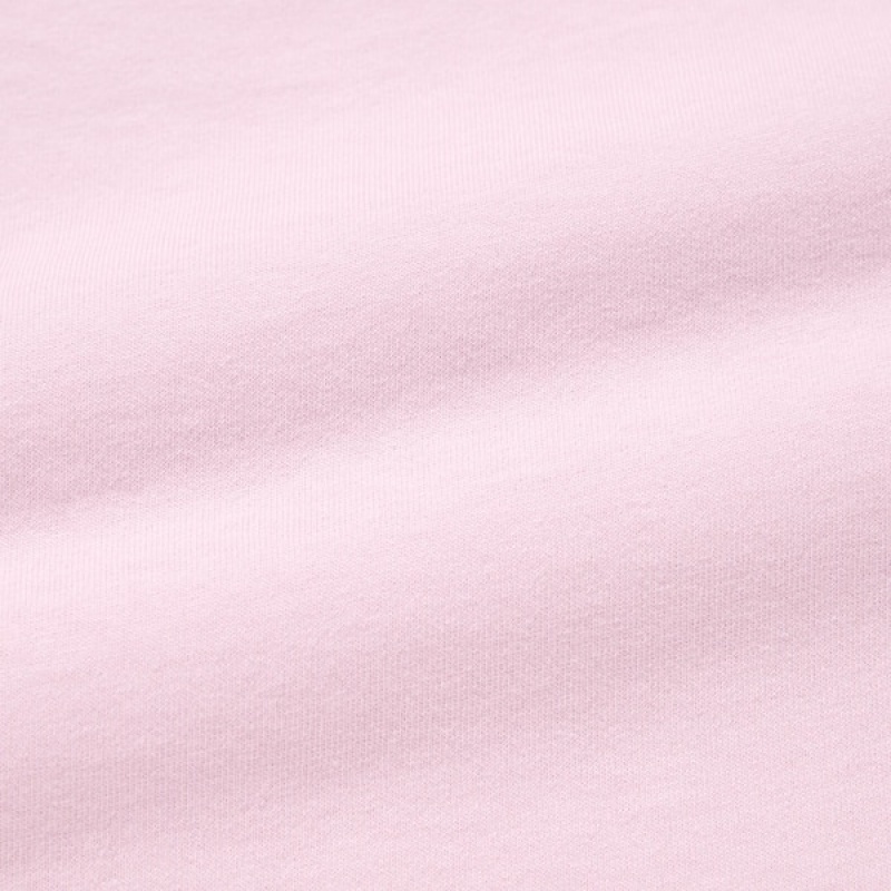 Uniqlo Cropped Relaxed Short-Sleeve Ženske Polo Majica Roze | 4960-SCWAL