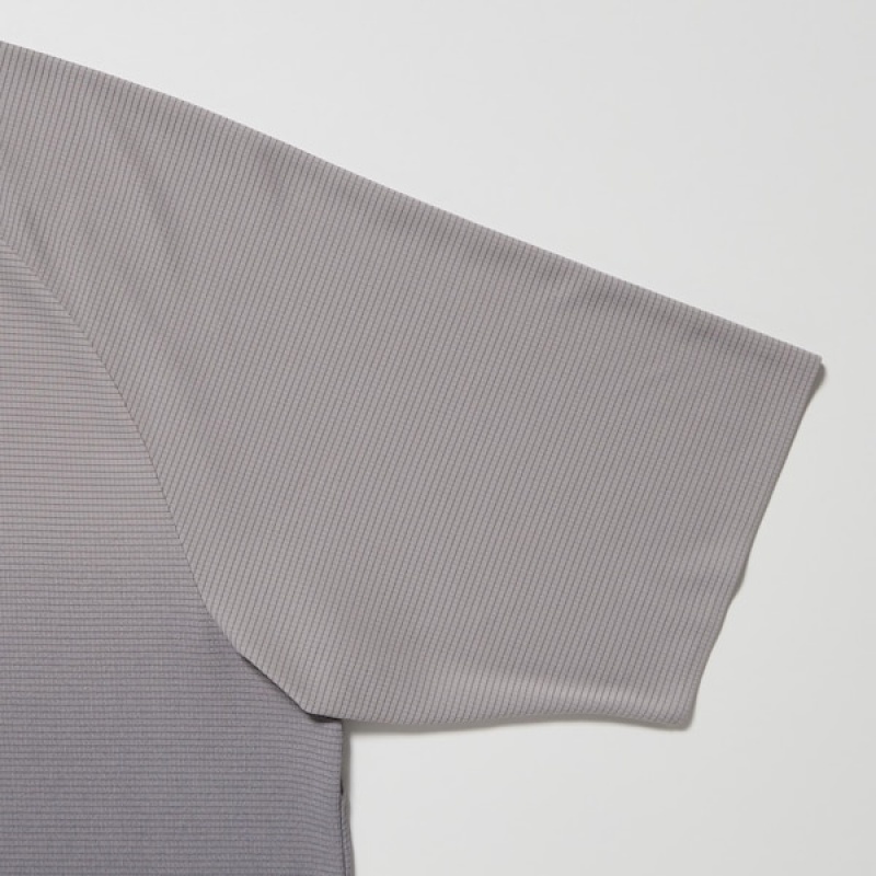 Uniqlo DRY-EX Crew Neck Short-Sleeve Muške Majice Sive | 9673-BIYLE