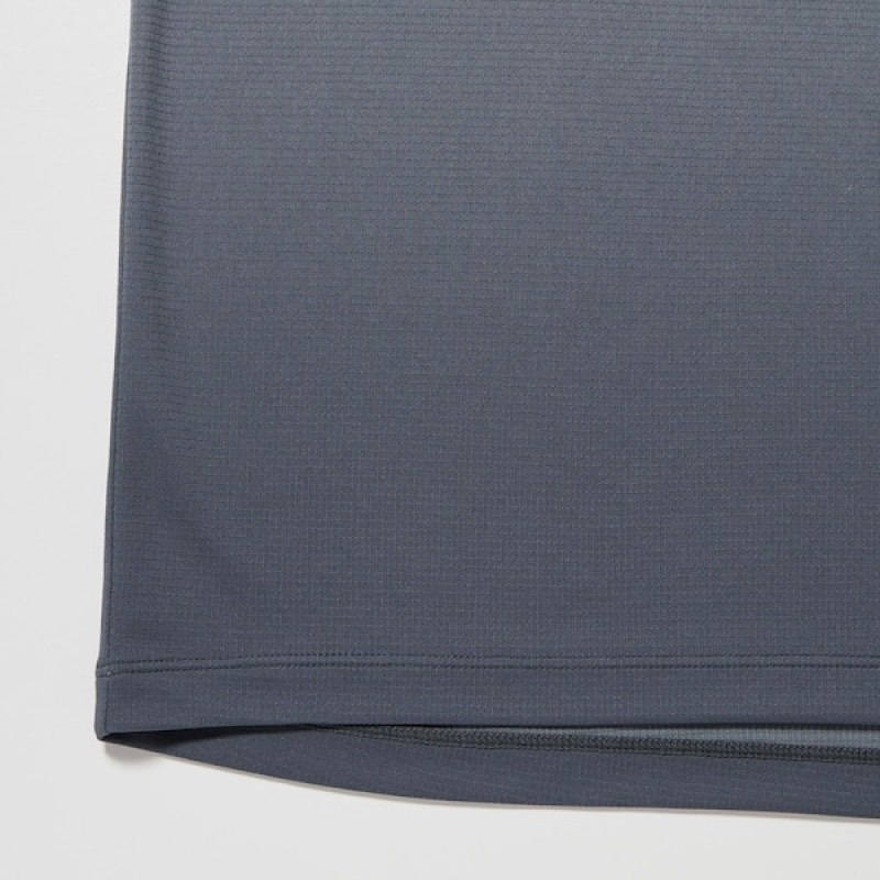 Uniqlo DRY-EX Crew Neck Short-Sleeve Muške Majice Sive | 9673-BIYLE