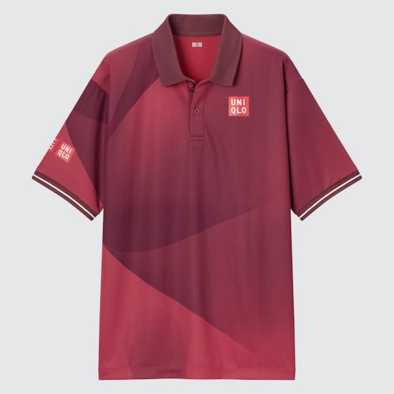 Uniqlo DRY-EX Muške Polo Majica Crvene | 5864-USRDT