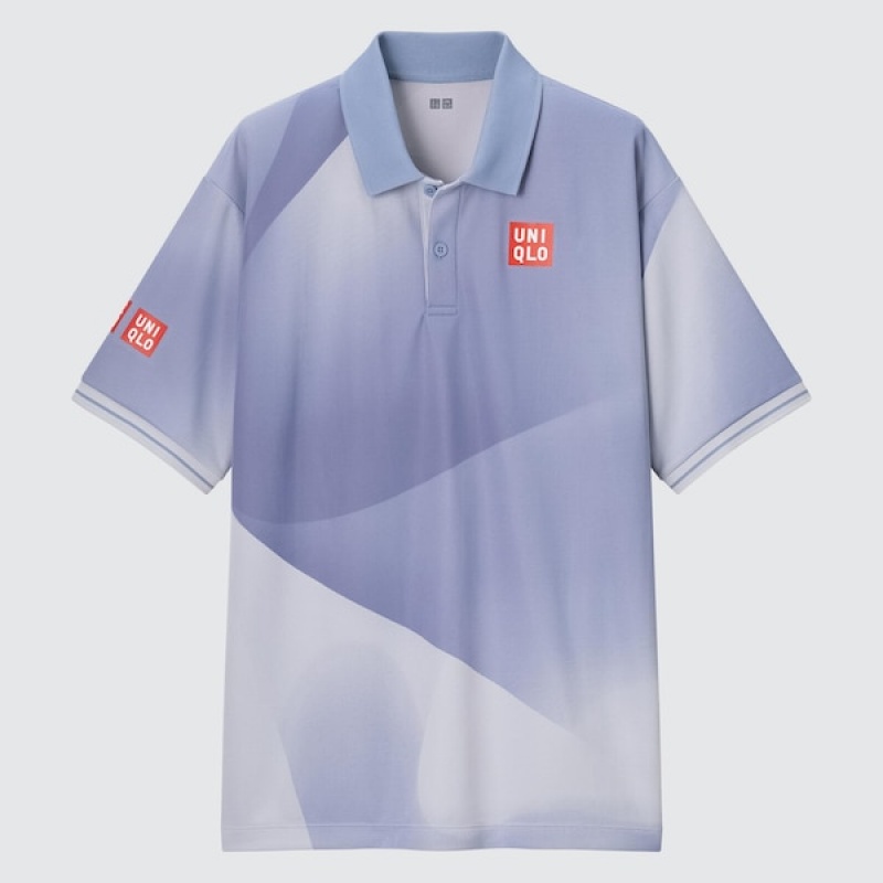 Uniqlo DRY-EX Muške Polo Majica Plave | 6841-WMVBJ