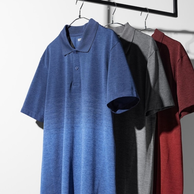 Uniqlo DRY-EX Muške Polo Majica Sive | 7158-VDTJC