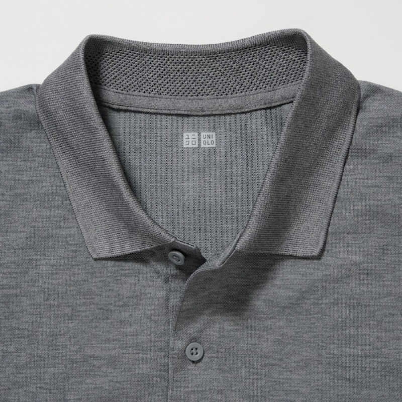 Uniqlo DRY-EX Muške Polo Majica Sive | 7158-VDTJC