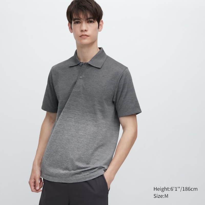 Uniqlo DRY-EX Muške Polo Majica Sive | 7158-VDTJC