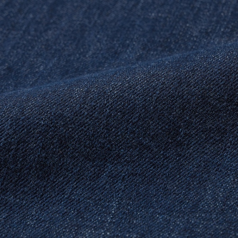 Uniqlo Denim Utility Long-Sleeve Overshirt Muške Košulje Plave | 9316-FZGNM