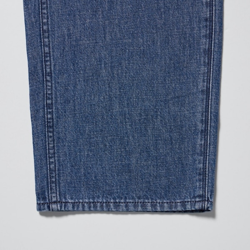 Uniqlo Denim Work Muške Traperice Bijele | 9302-YODXB