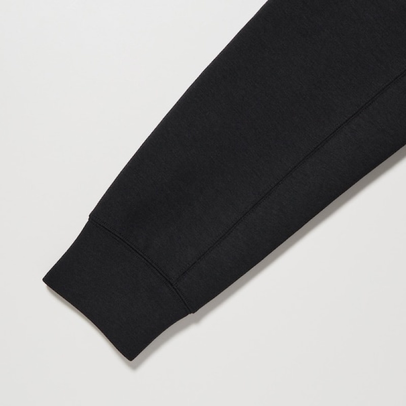 Uniqlo Dry Stretch Sweat Full-Zip Muške Majica s Kapuljačom Tamno Sive | 0128-WRBIG