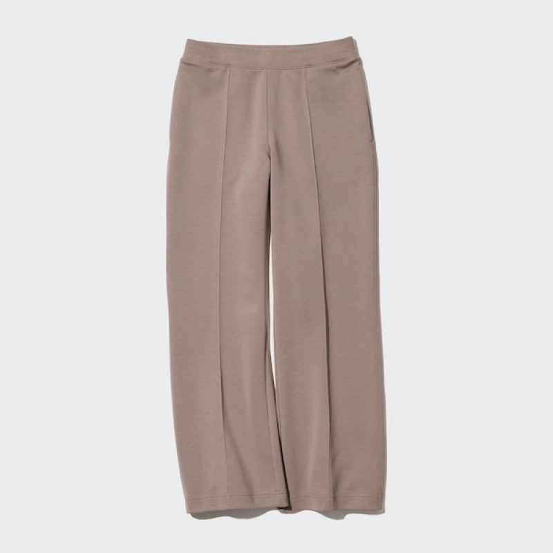 Uniqlo Dry Sweat Track Ženske Hlače Bež | 0523-EPVUN