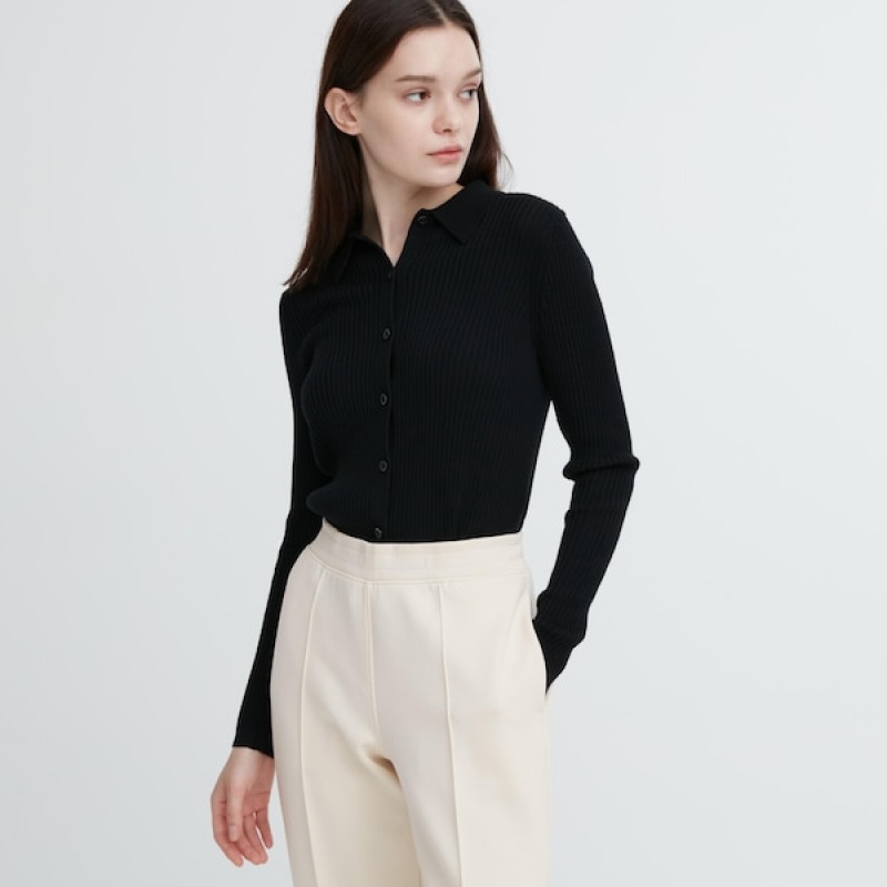 Uniqlo Dry Sweat Track Ženske Hlače Bijele | 8649-FCRQL
