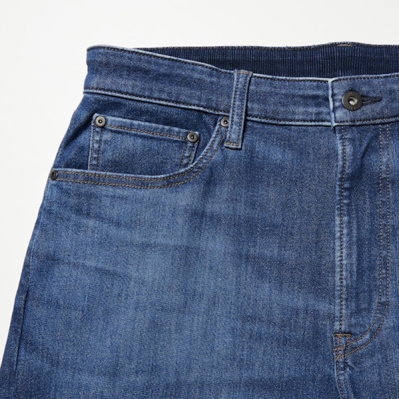 Uniqlo EZY Ultra Stretch Muške Traperice Plave | 3109-GJFWZ
