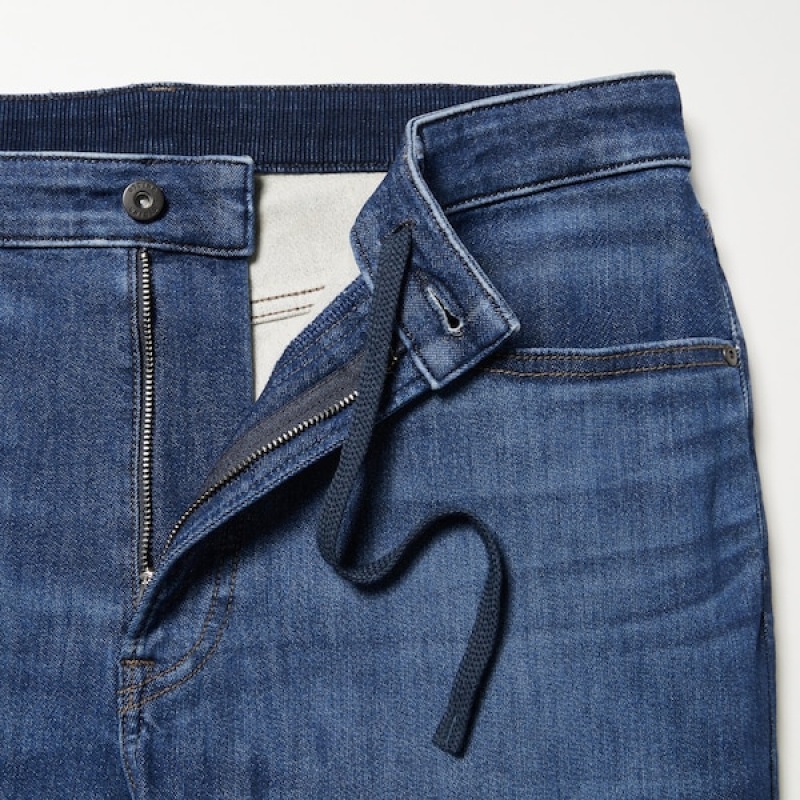 Uniqlo EZY Ultra Stretch Muške Traperice Plave | 3109-GJFWZ