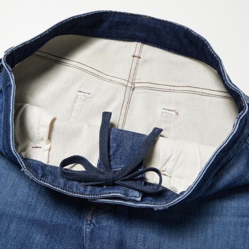 Uniqlo EZY Ultra Stretch Muške Traperice Plave | 3109-GJFWZ