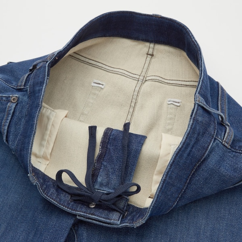 Uniqlo EZY Ultra Stretch Muške Traperice Plave | 1068-XBTPD