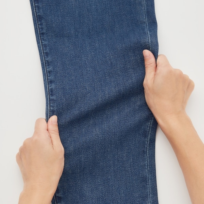 Uniqlo EZY Ultra Stretch Muške Traperice Plave | 1068-XBTPD